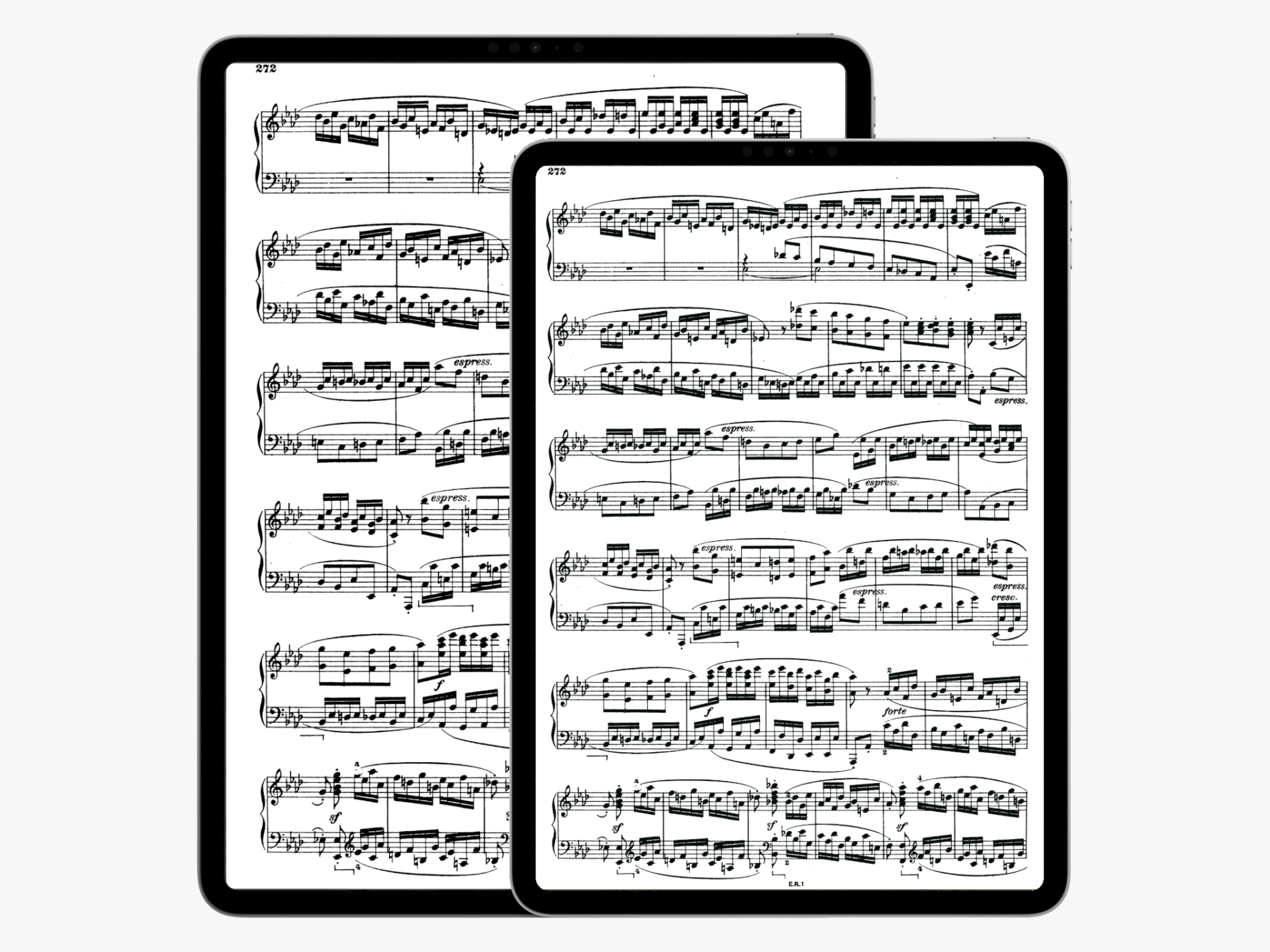 Apple iPad Pro 12.9 vs 11 inches for music (display scores and parts with forScore)