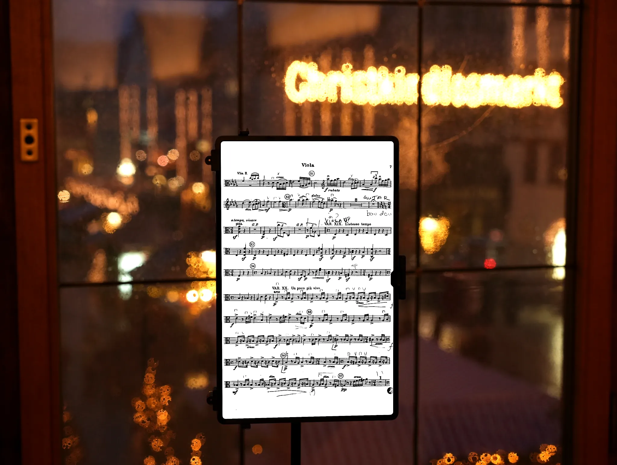 The Samsung Galaxy Tab S9 Ultra is the best Android tablet for reading sheet music, scores, lead sheets and songbooks.