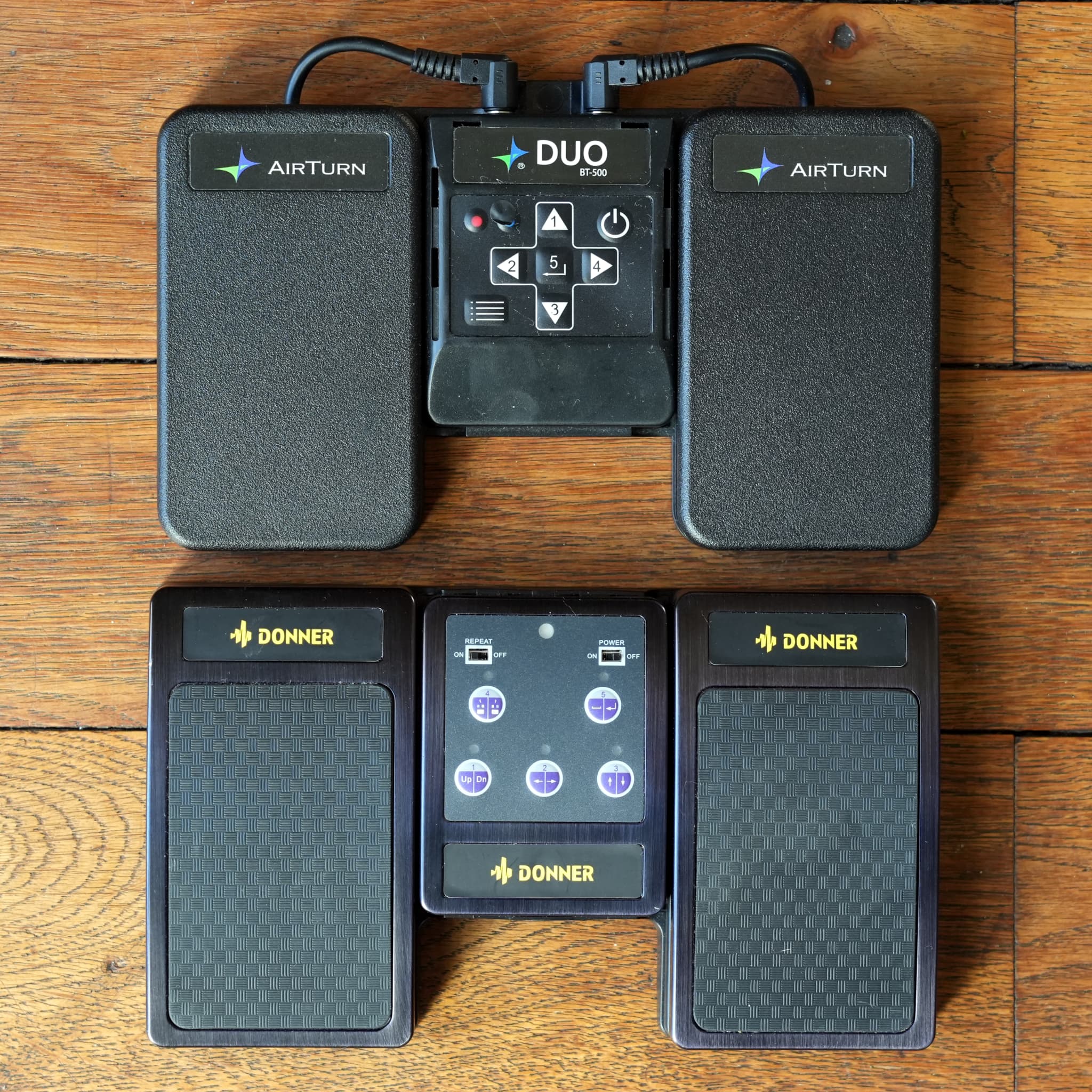 Airturn Duo vs Donner pedal