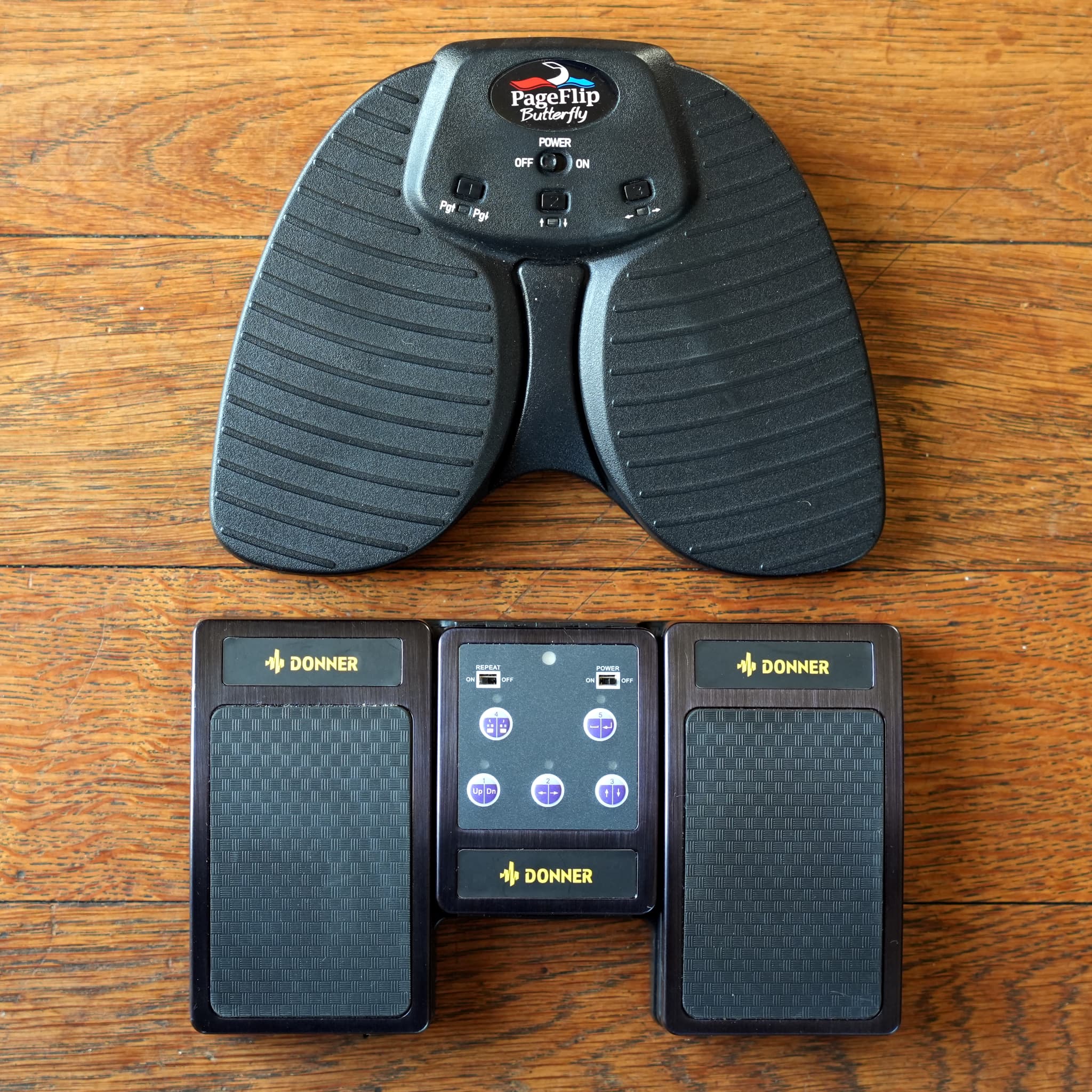 Pageflip Butterfly pedal vs Donner pedal