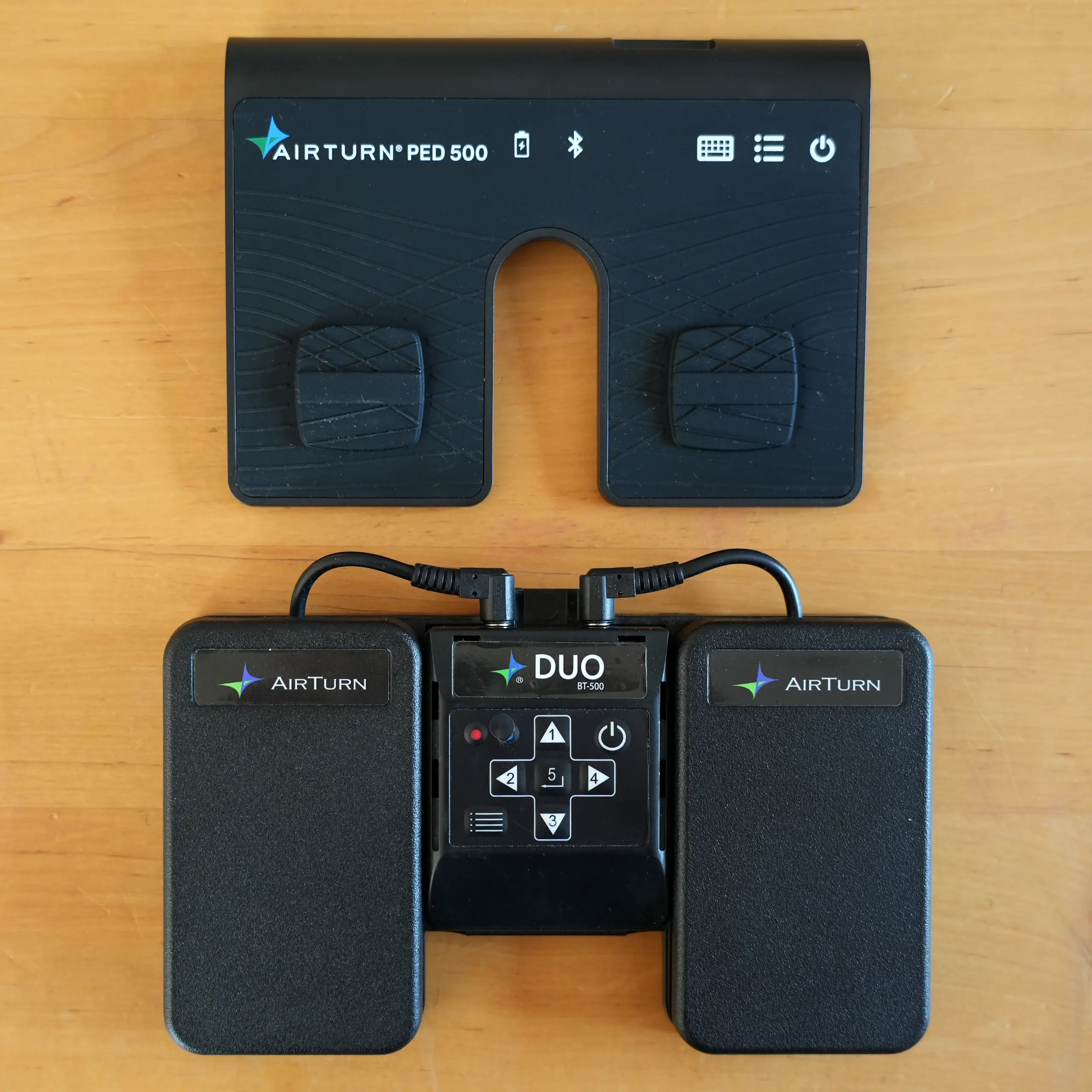 AirTurn PED 500 vs DUO 500 wireless page turners